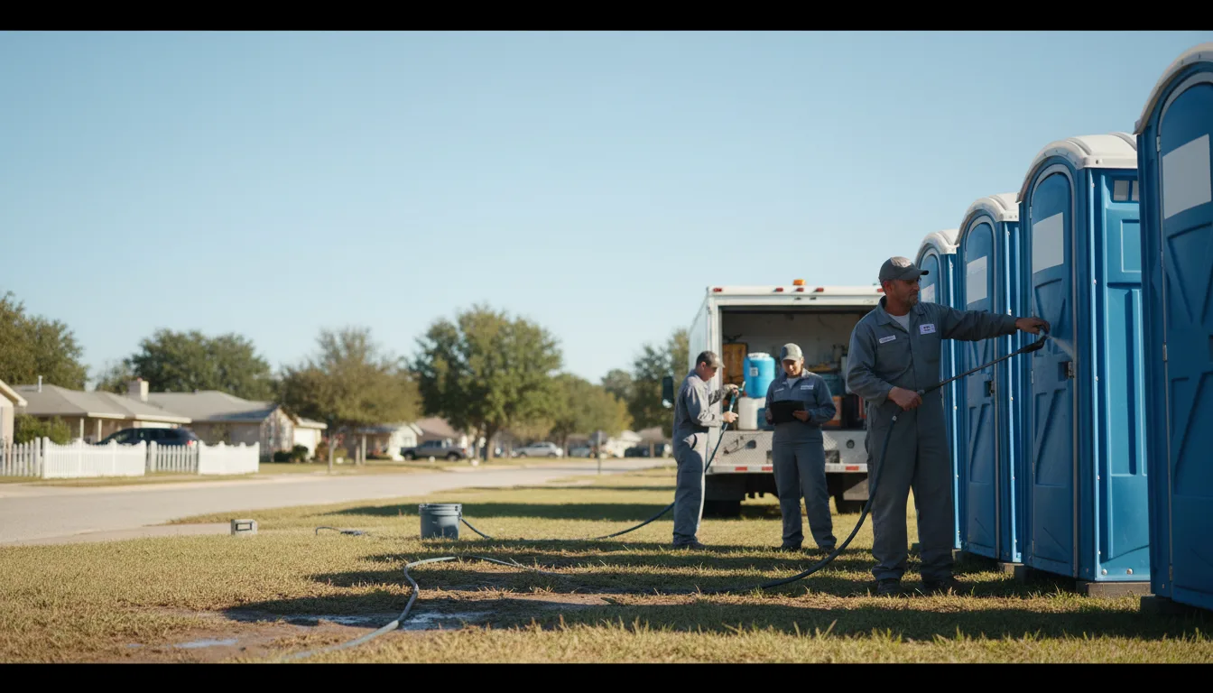 Long-Term Portable Toilet Rental in Fayette, AL near me